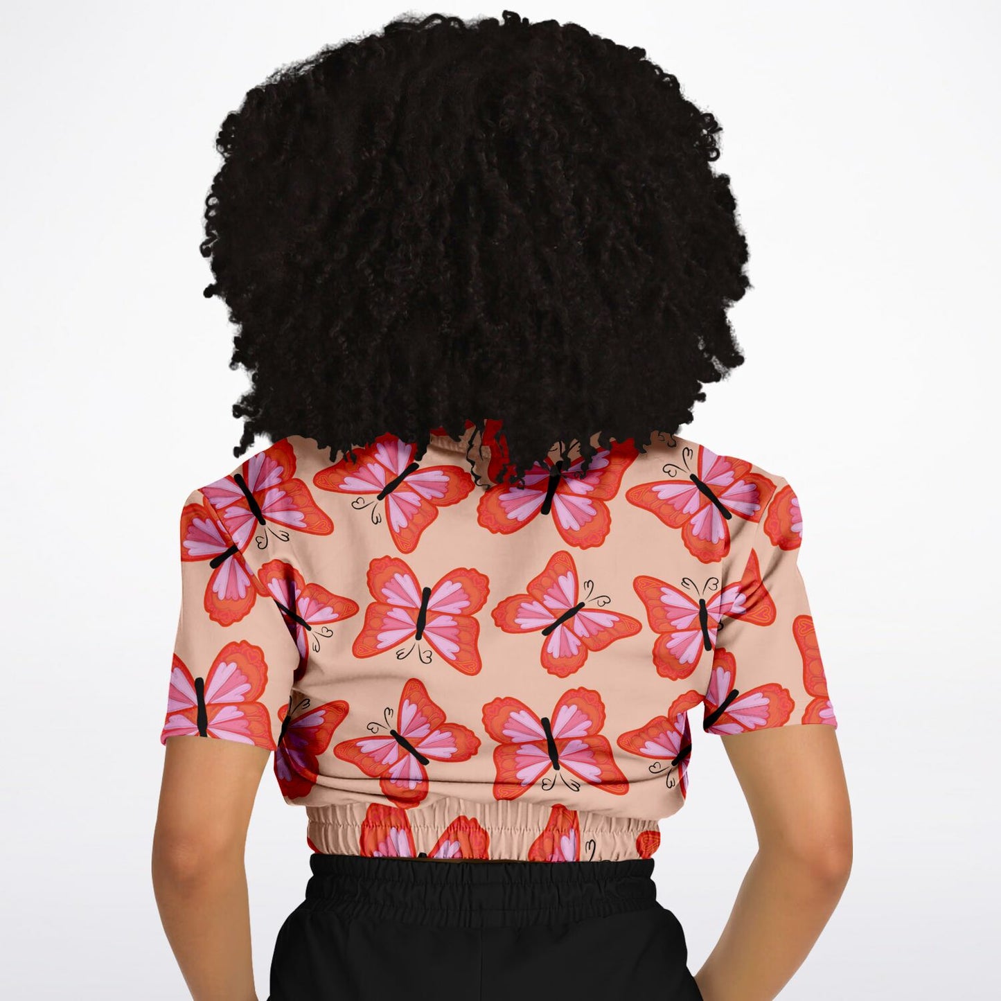 Summer 4 Cropped Short Sleeve Sweatshirt