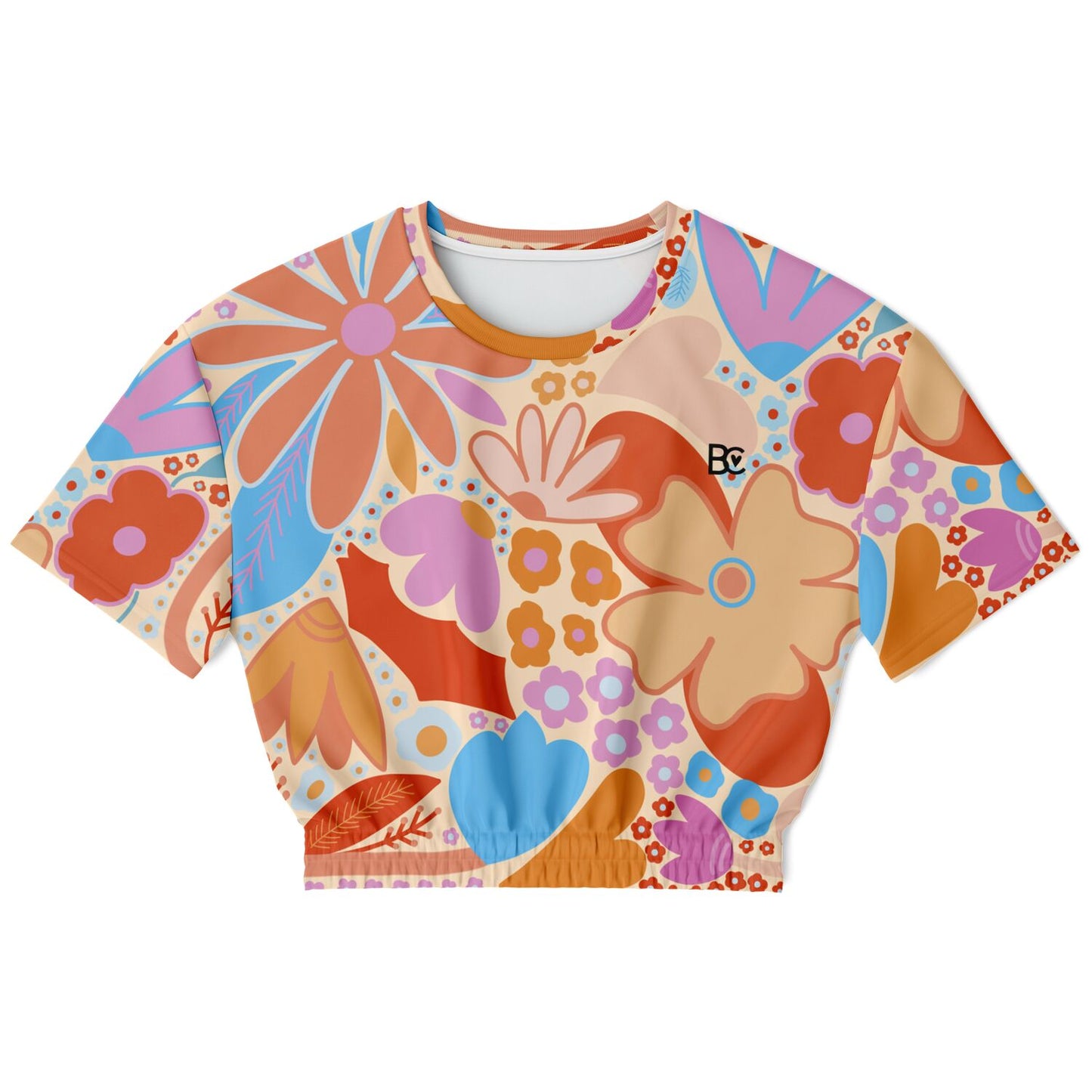 Christmas 2023 Cropped Short Sleeve Sweatshirt