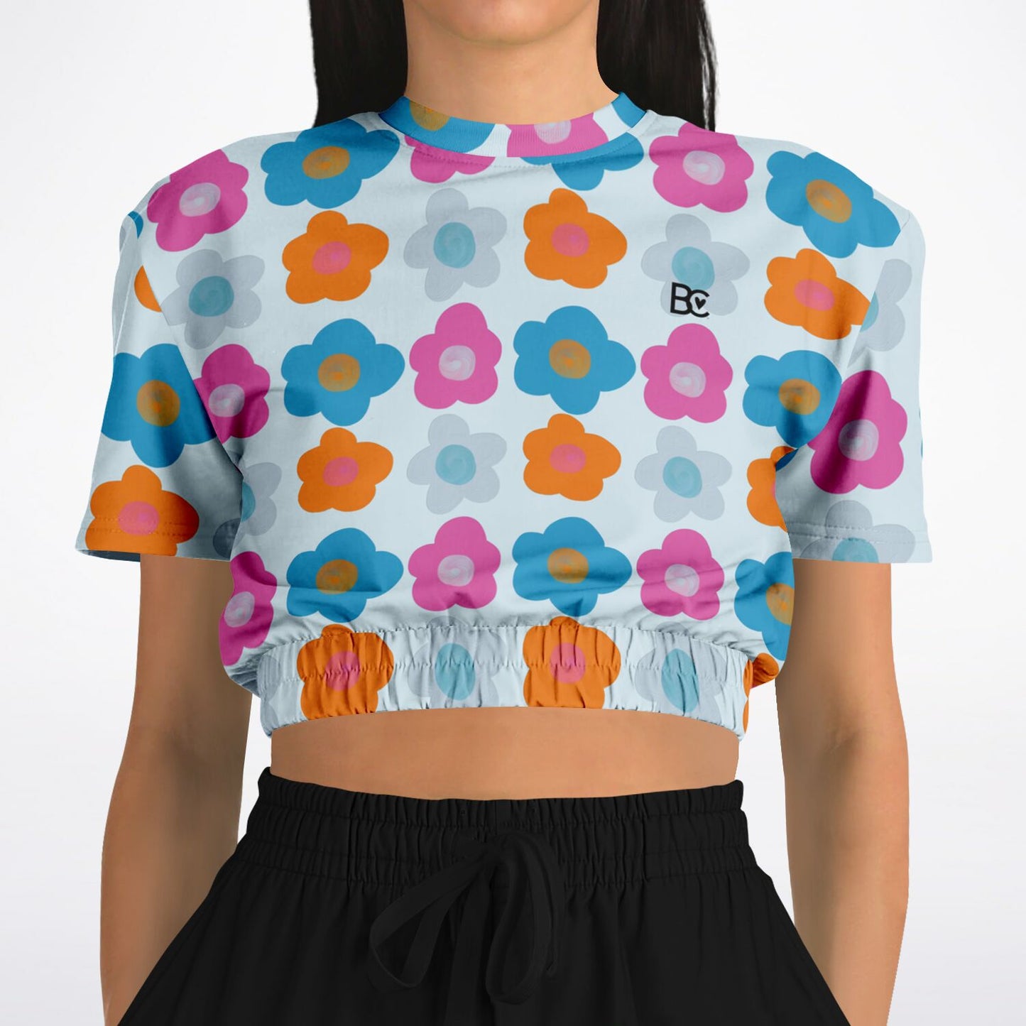 Christmas 2023 Cropped Short Sleeve Sweatshirt