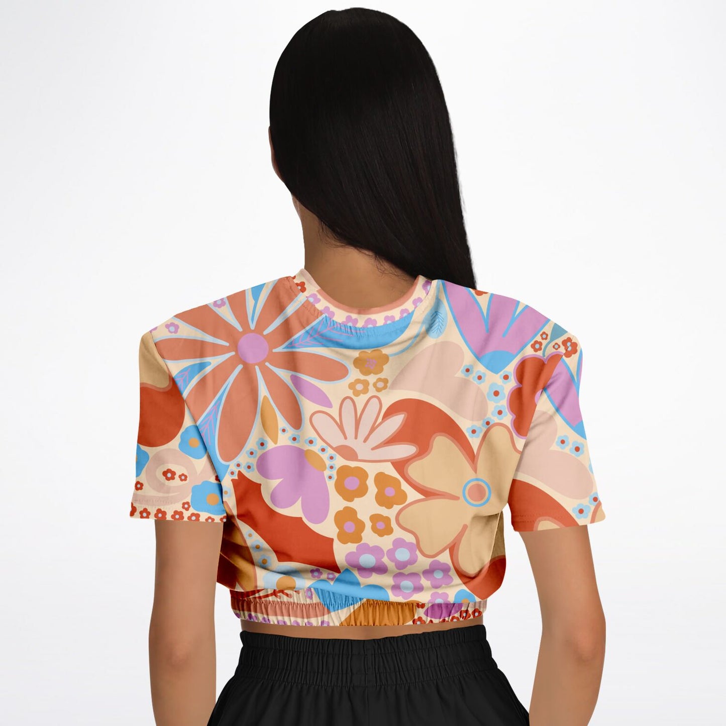 Christmas 2023 Cropped Short Sleeve Sweatshirt