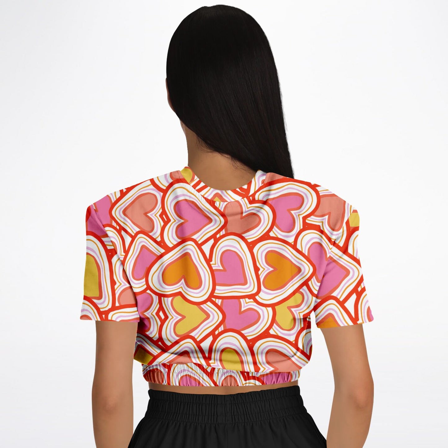Summer 1 Cropped Short Sleeve Sweatshirt