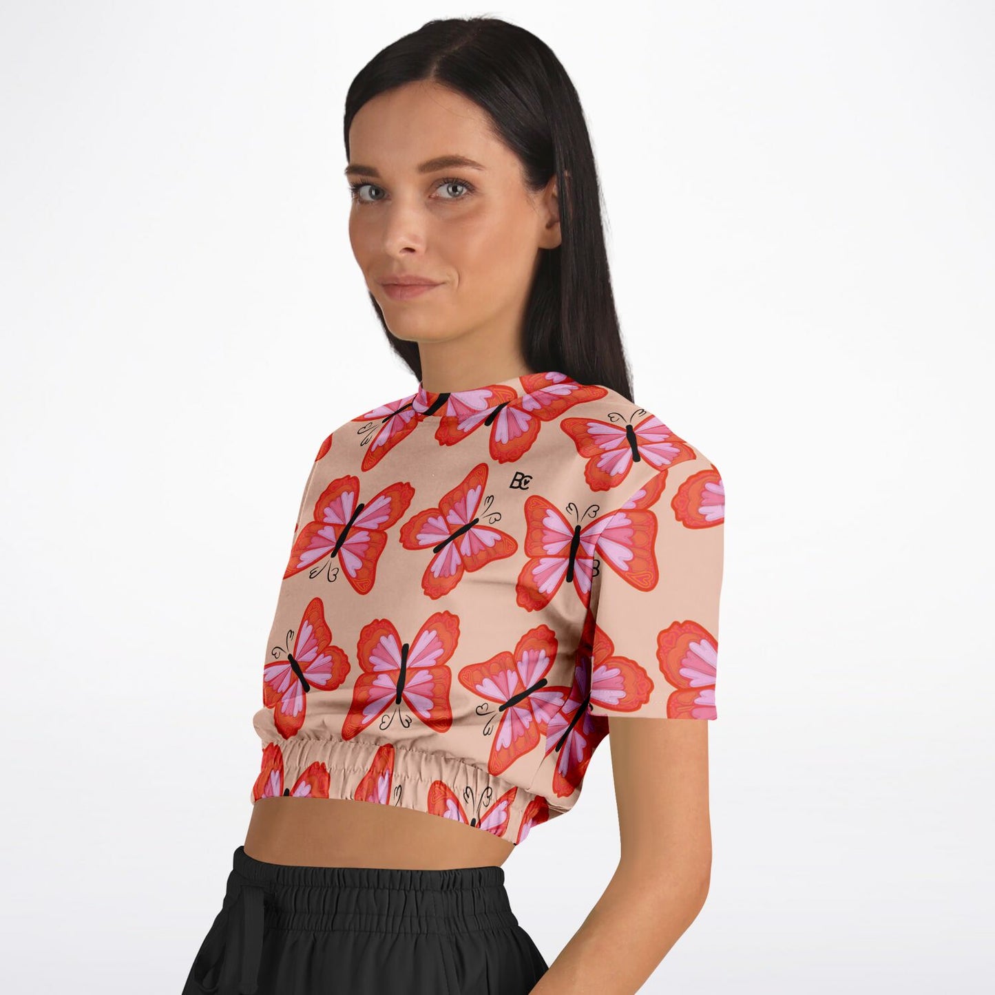 Summer 4 Cropped Short Sleeve Sweatshirt