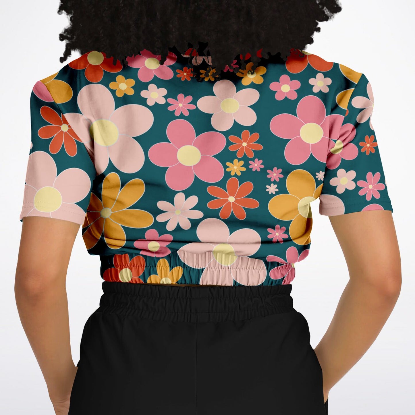 Summer 2 Cropped Short Sleeve Sweatshirt
