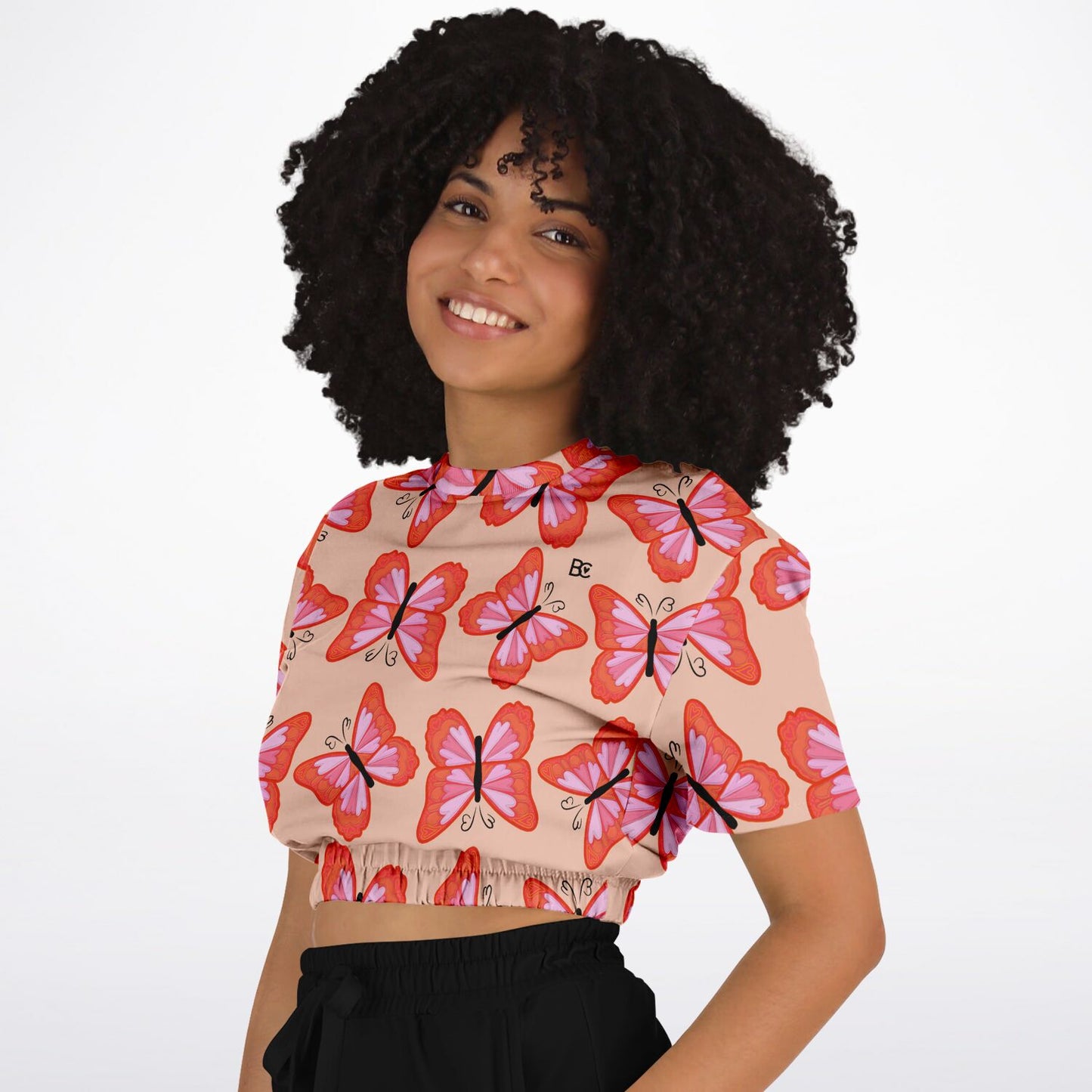 Summer 4 Cropped Short Sleeve Sweatshirt