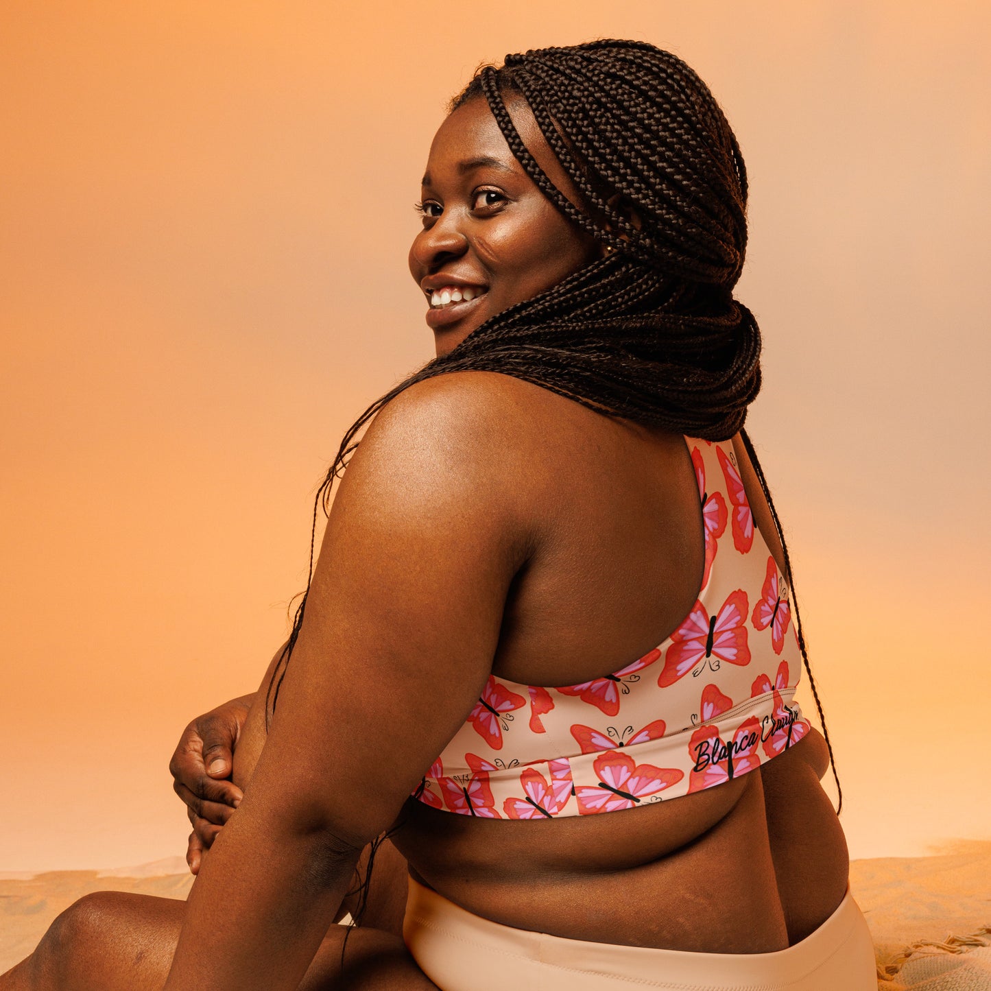 SUMMER 4 Longline Sports Bra Plus