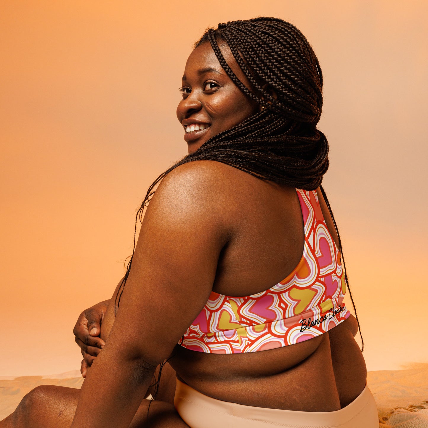 SUMMER 1 Longline Sports Bra Plus