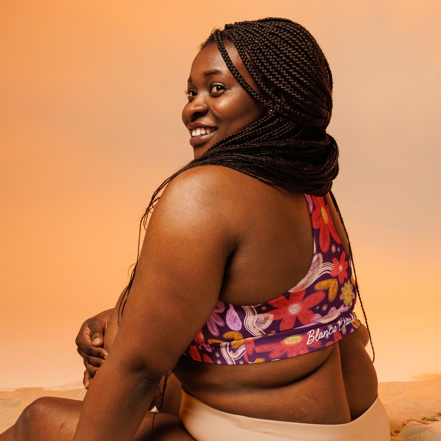 SUMMER 4 Longline Sports Bra Plus