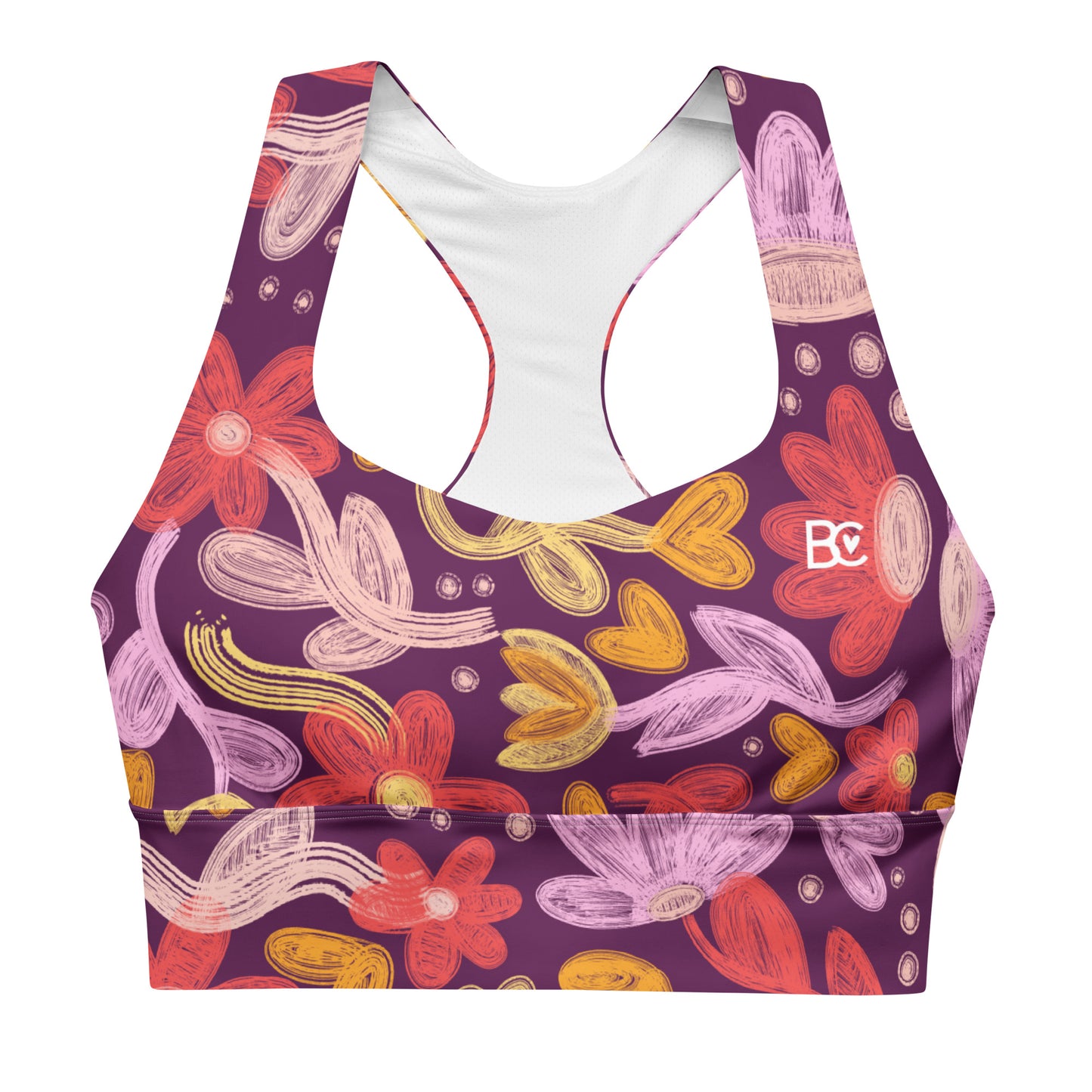 SUMMER 4 Longline Sports Bra Plus