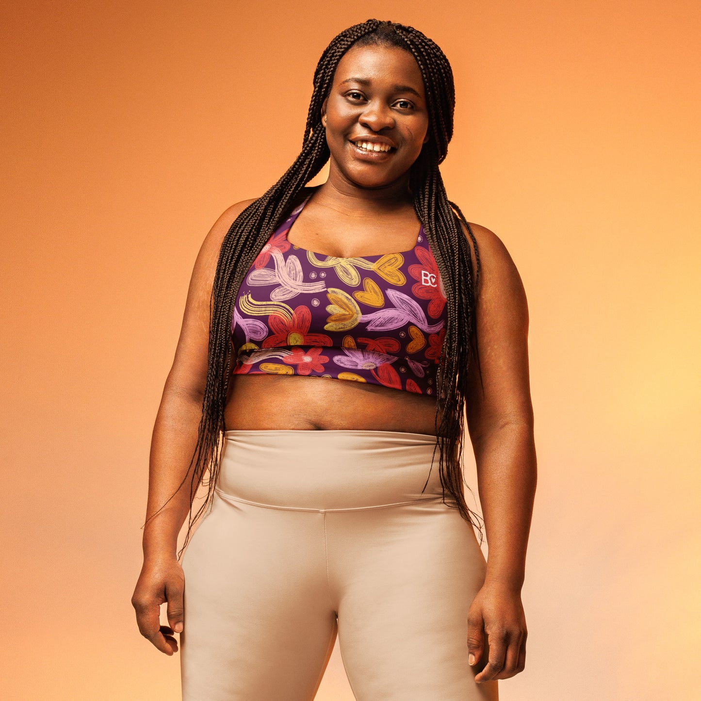 SUMMER 4 Longline Sports Bra Plus