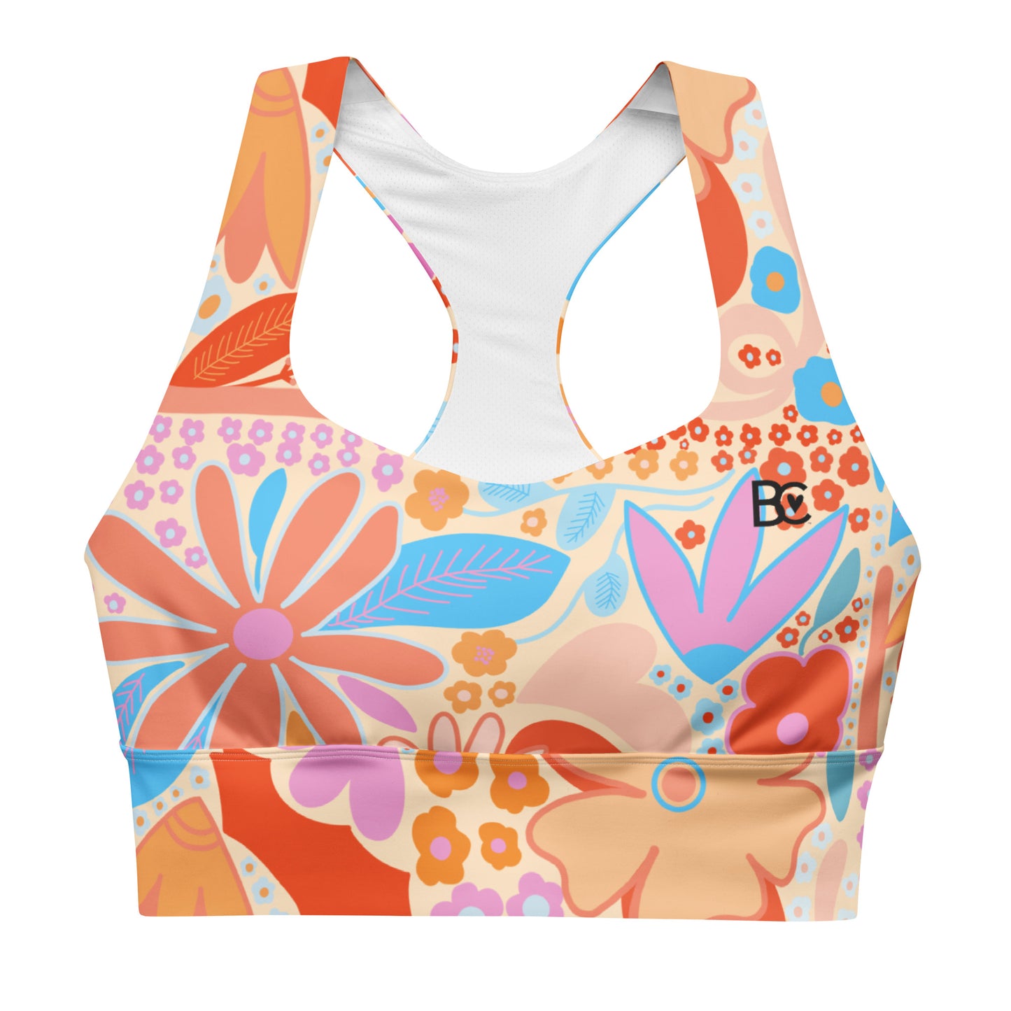 Longline sports bra