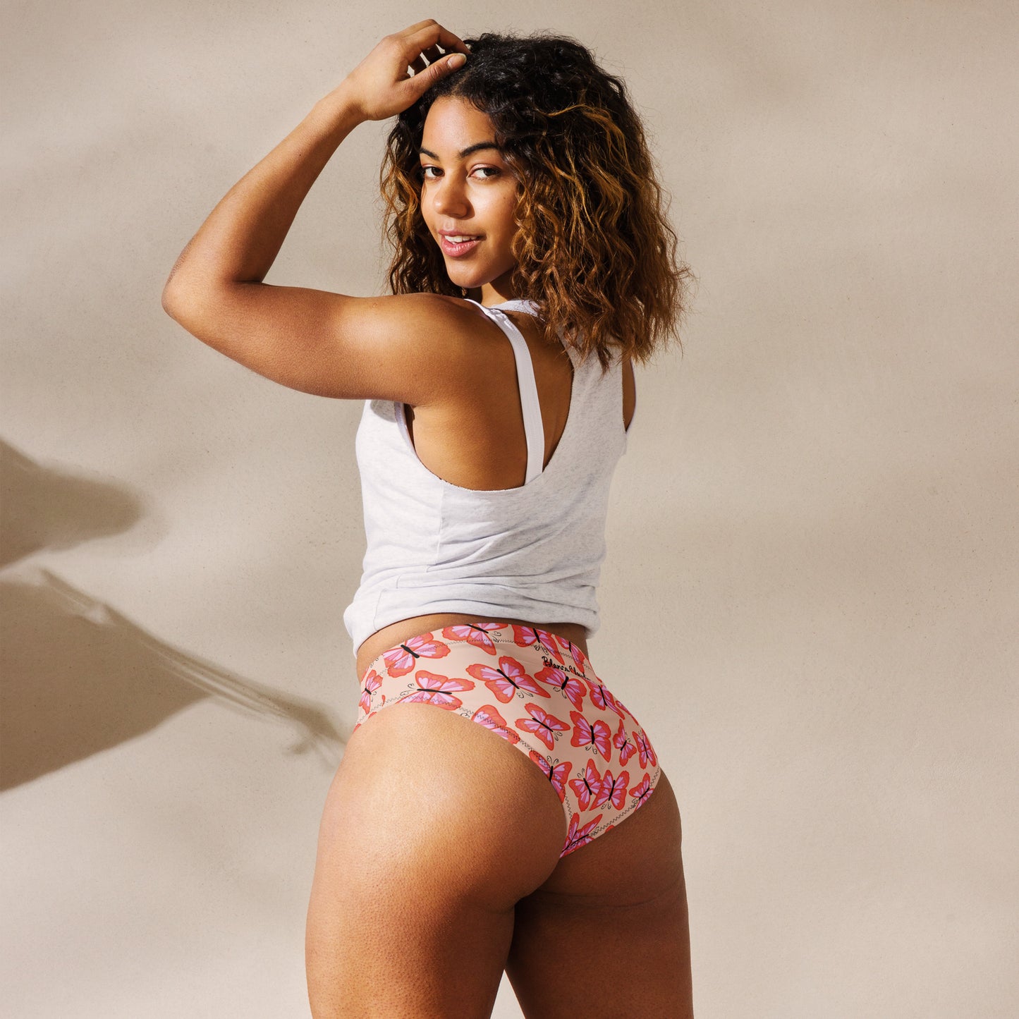 Summer 4 Recycled high-waisted bikini bottom