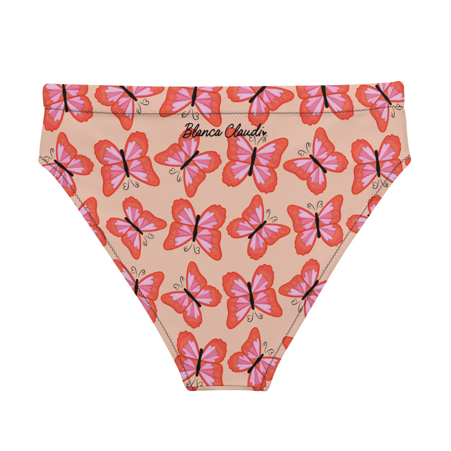 Summer 4 Recycled high-waisted bikini bottom