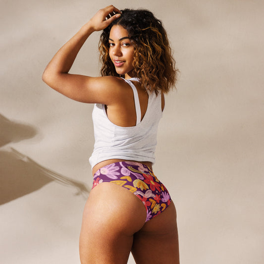 Summer 3 Recycled high-waisted bikini bottom