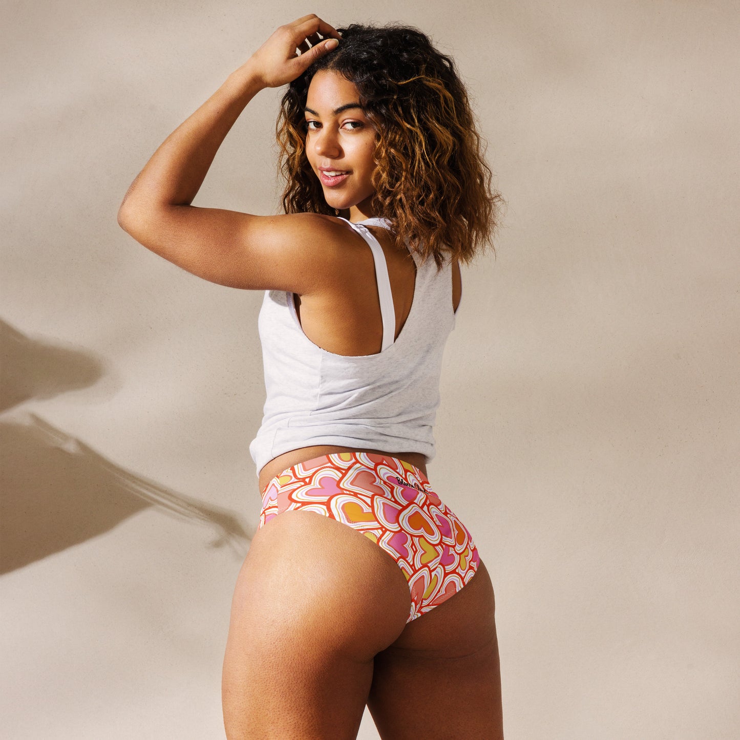 Summer 1 Recycled high-waisted bikini bottom