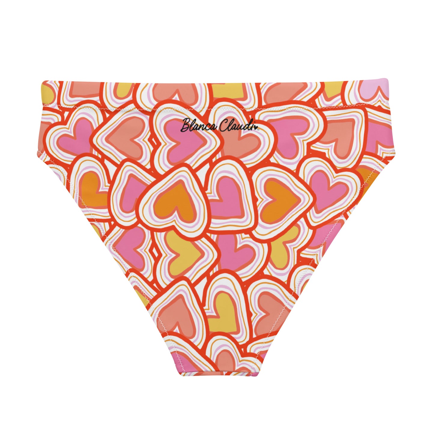 Summer 1 Recycled high-waisted bikini bottom