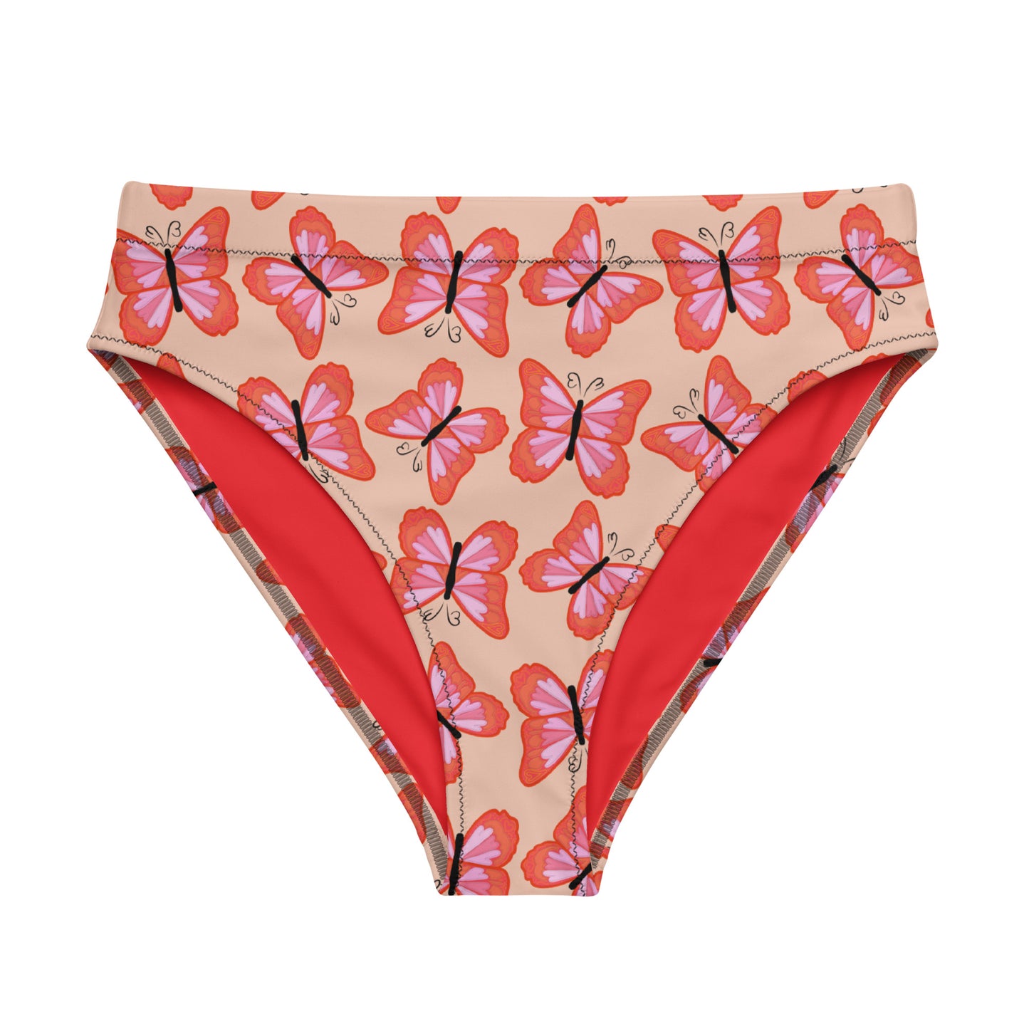 Summer 4 Recycled high-waisted bikini bottom