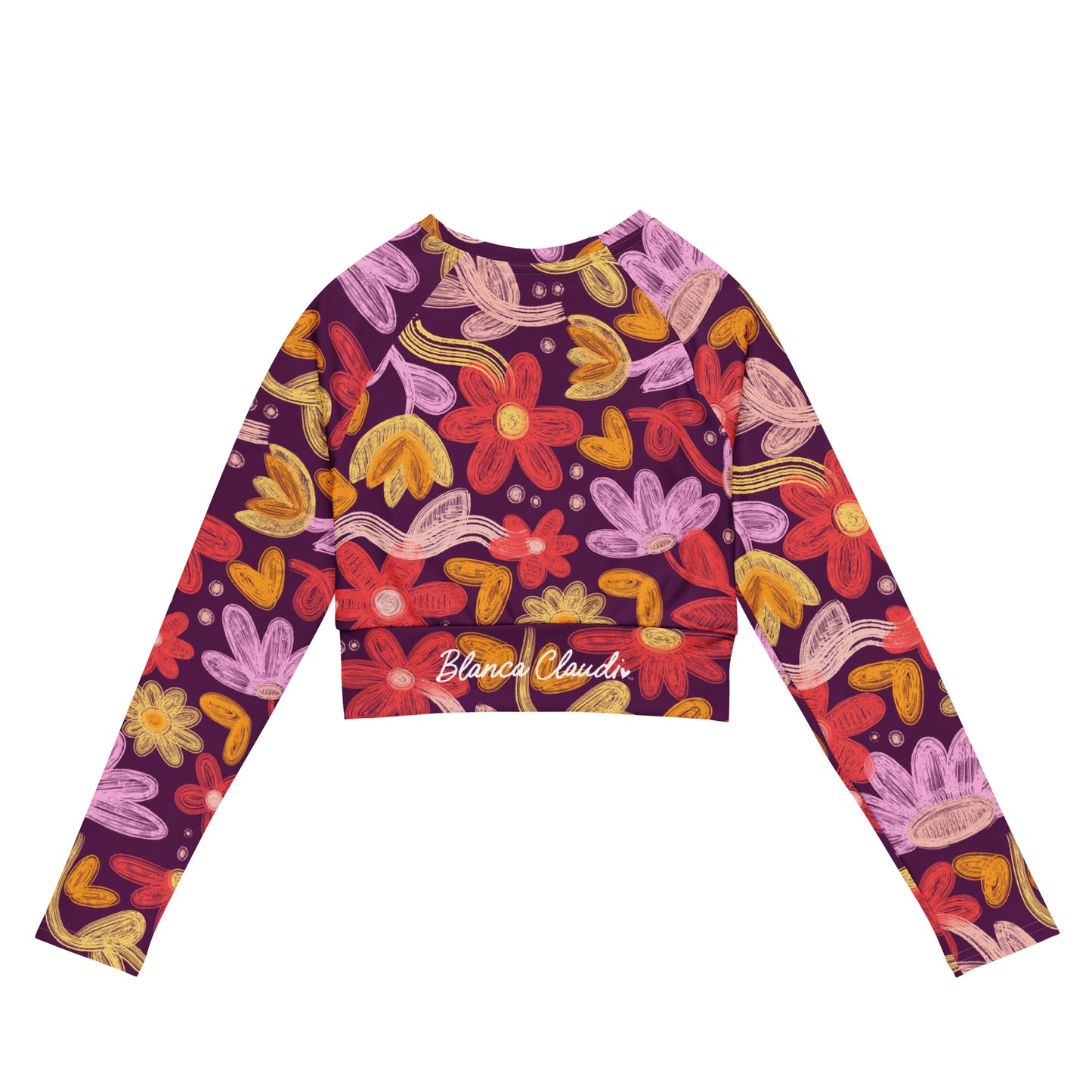 SUMMER 3 Swimwear/Training Long Sleeve Crop Top