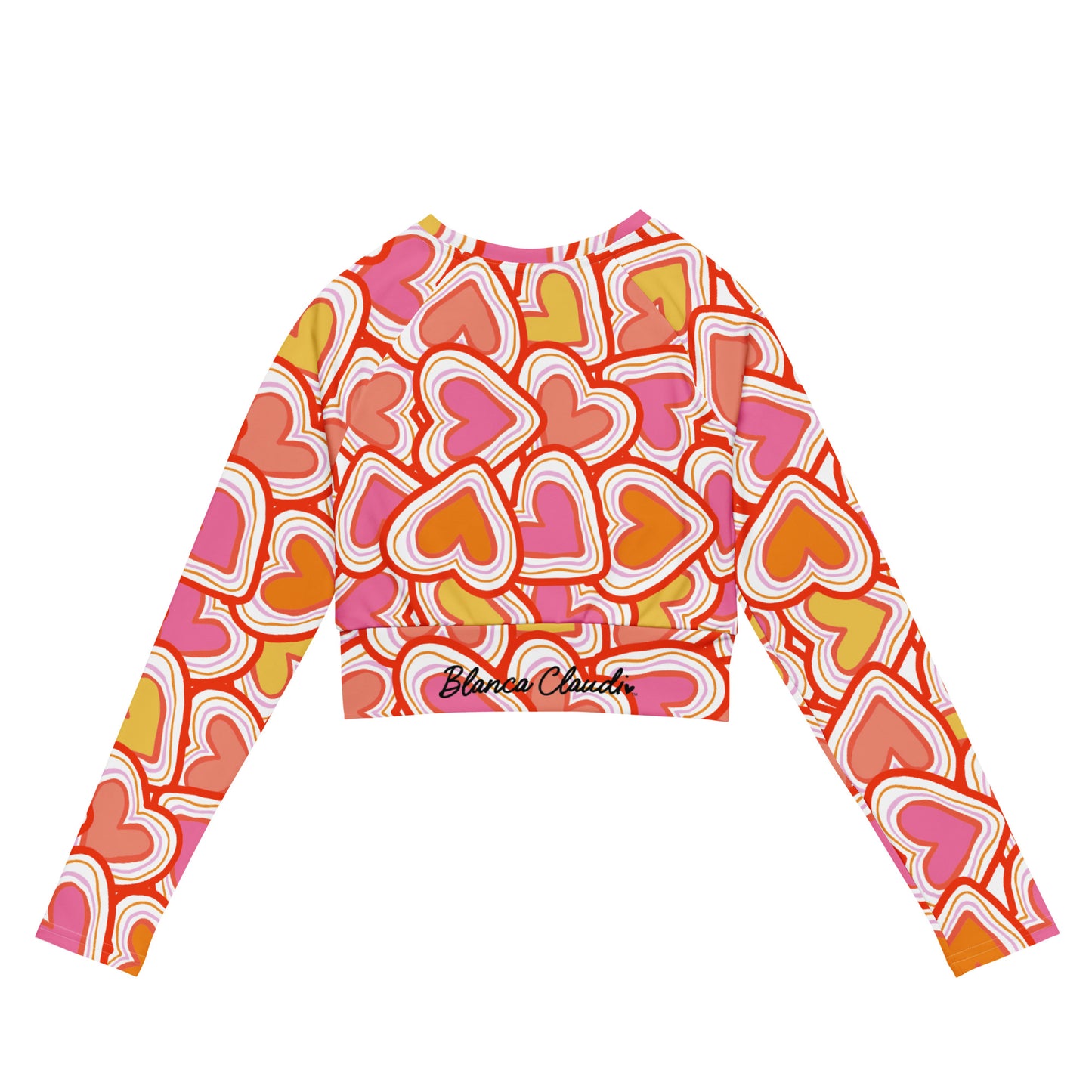 SUMMER 1 Swimwear/Training Long Sleeve Crop Top