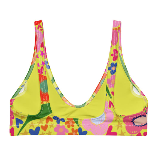 January 2 Recycled padded bikini top plus