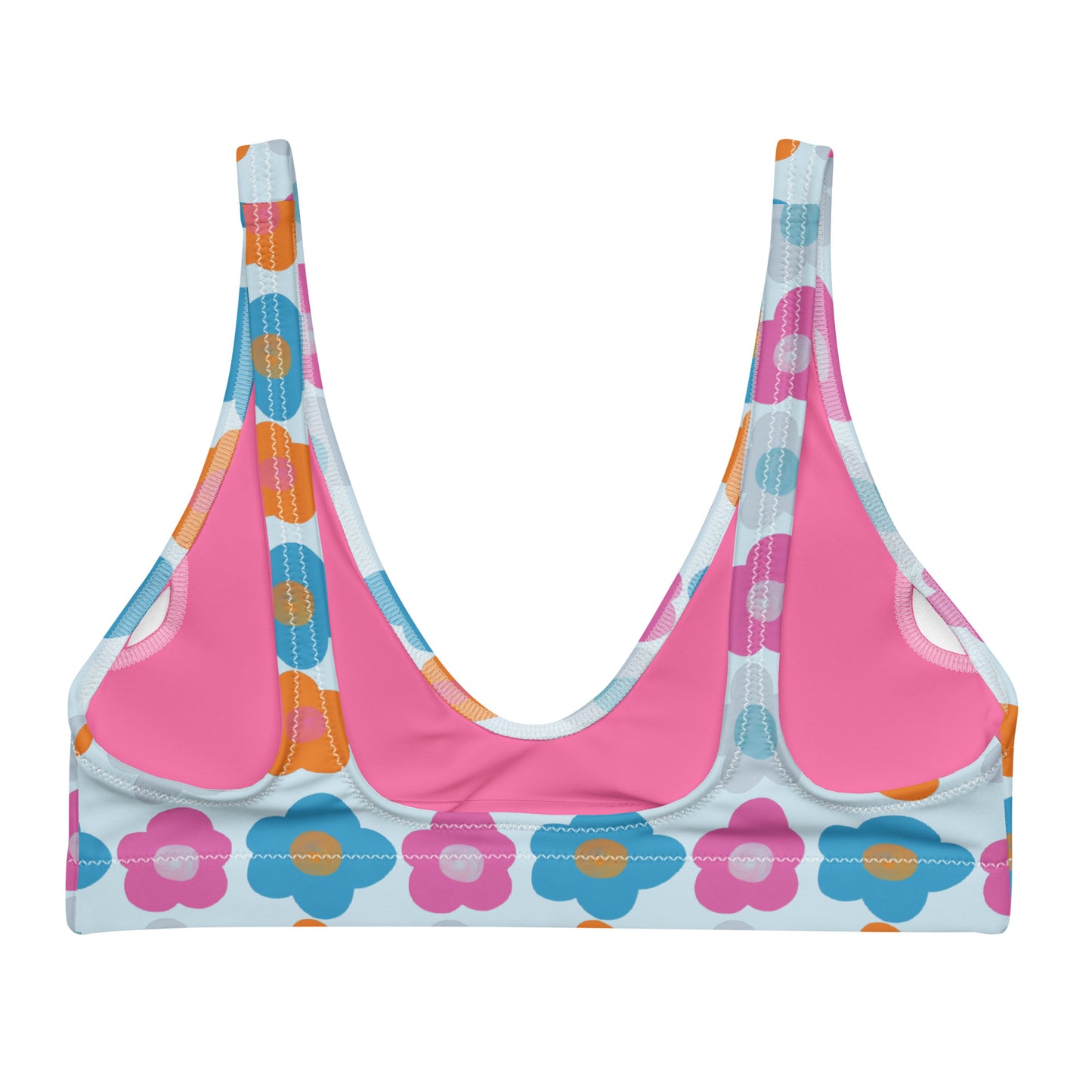 Christmas 2023 Recycled Padded Bikini Top/Sport Bra