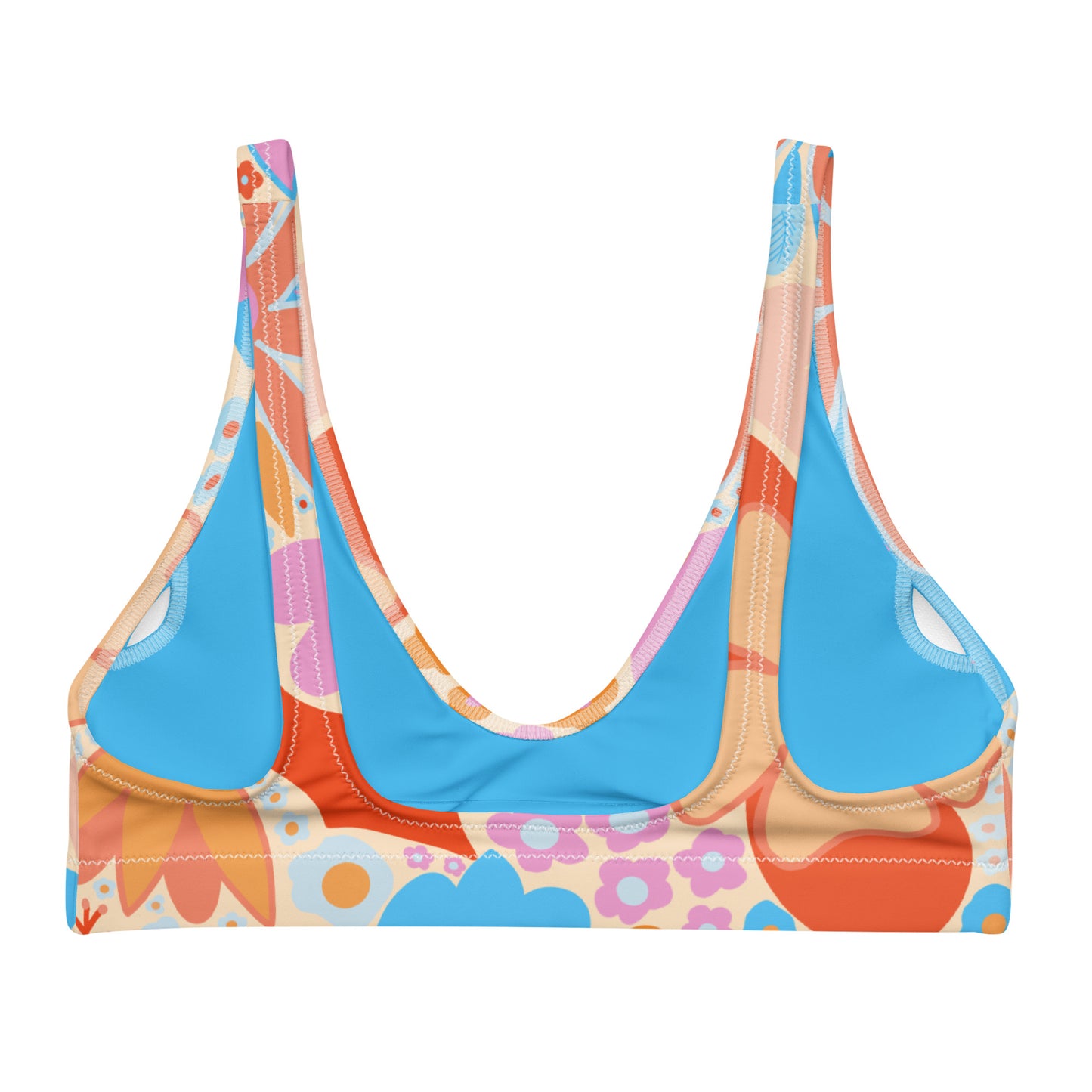 Christmas 2023 Recycled Padded Bikini Top/Sport Bra