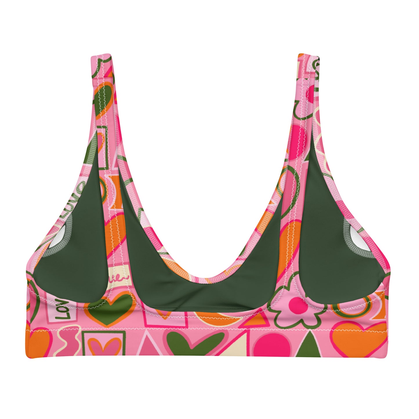 BC Recycled Padded Bikini Top/Sport Bra Top