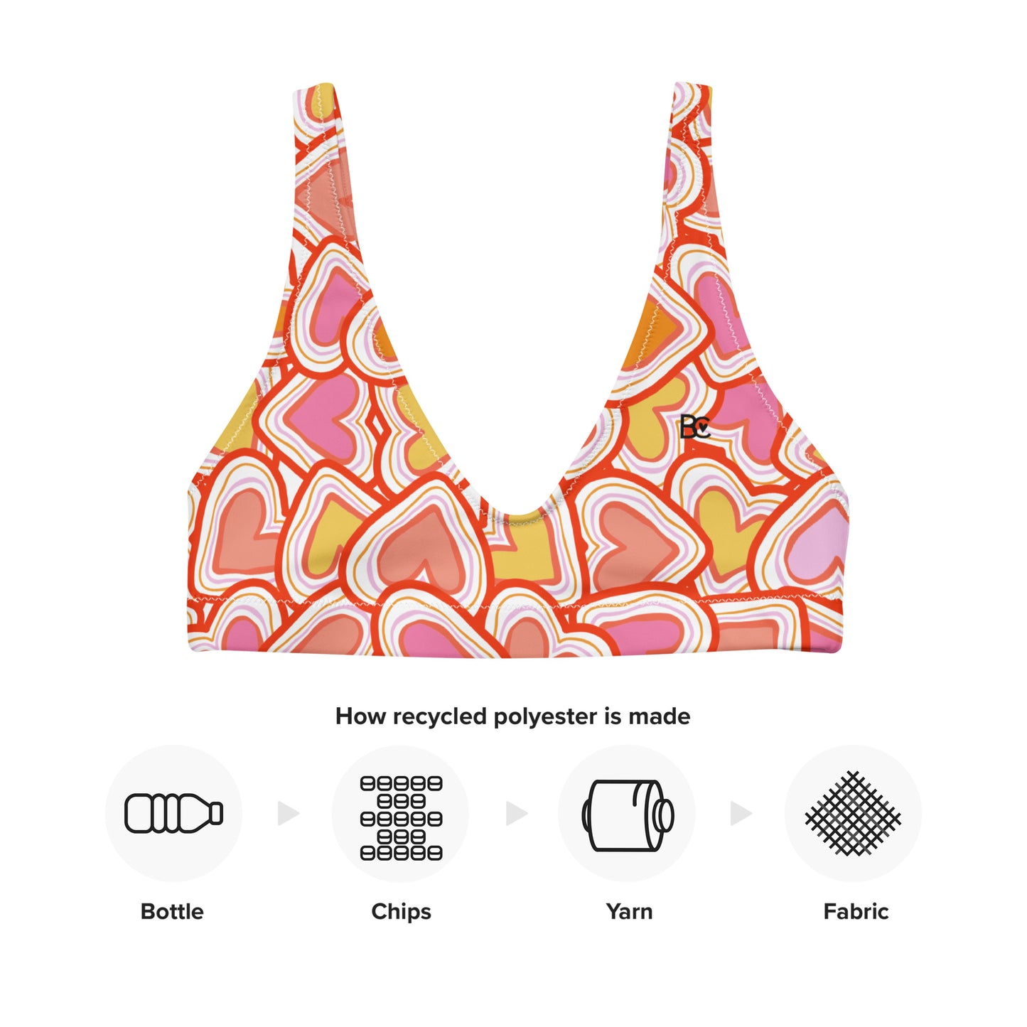 Summer 1 Recycled padded bikini top