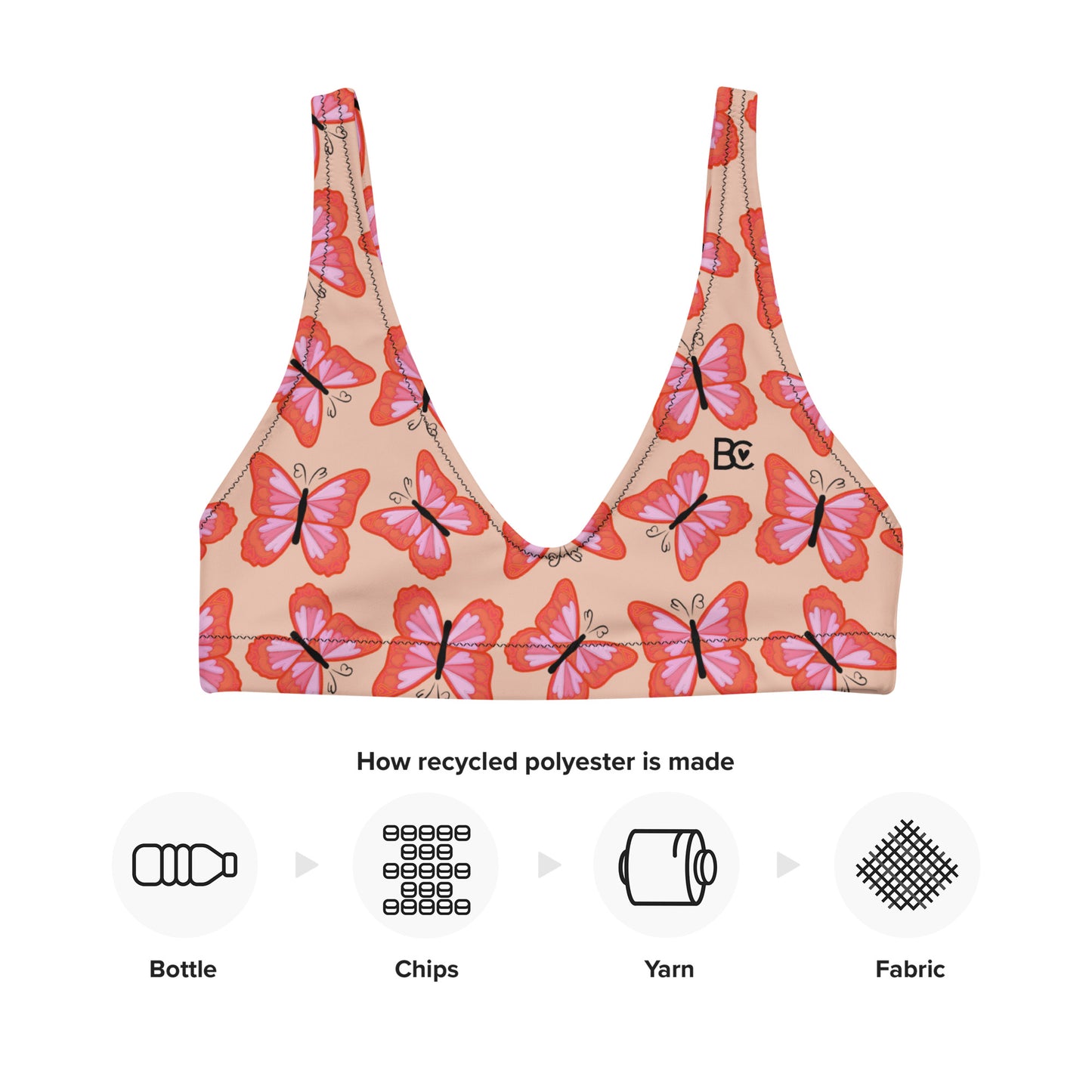 Summer 4 Recycled padded bikini top
