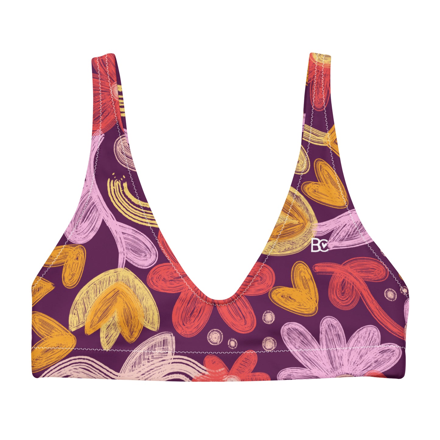 Summer 3 Recycled padded bikini top plus