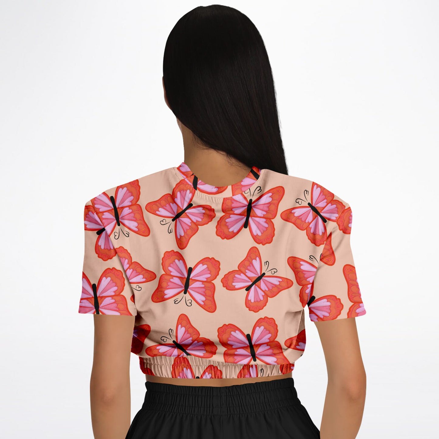 Summer 4 Cropped Short Sleeve Sweatshirt