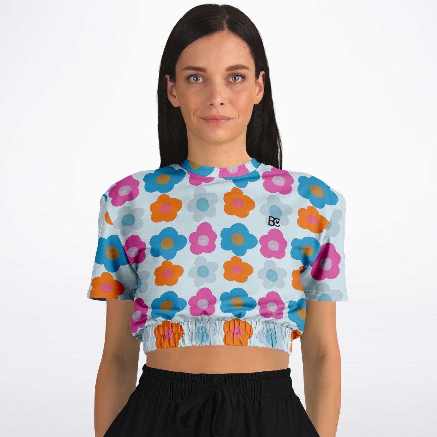 Christmas 2023 Cropped Short Sleeve Sweatshirt
