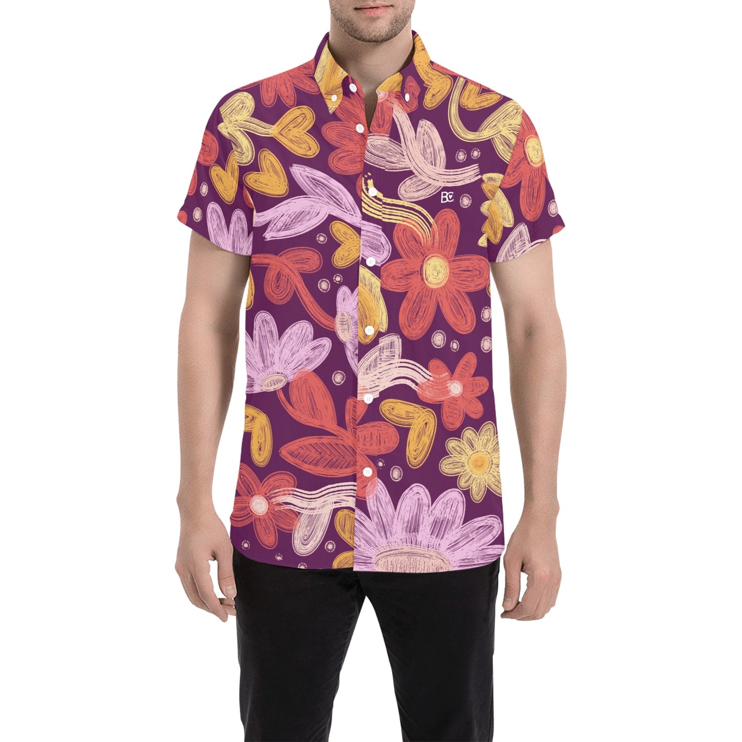 Summer 3 Men's Short Sleeve Shirt
