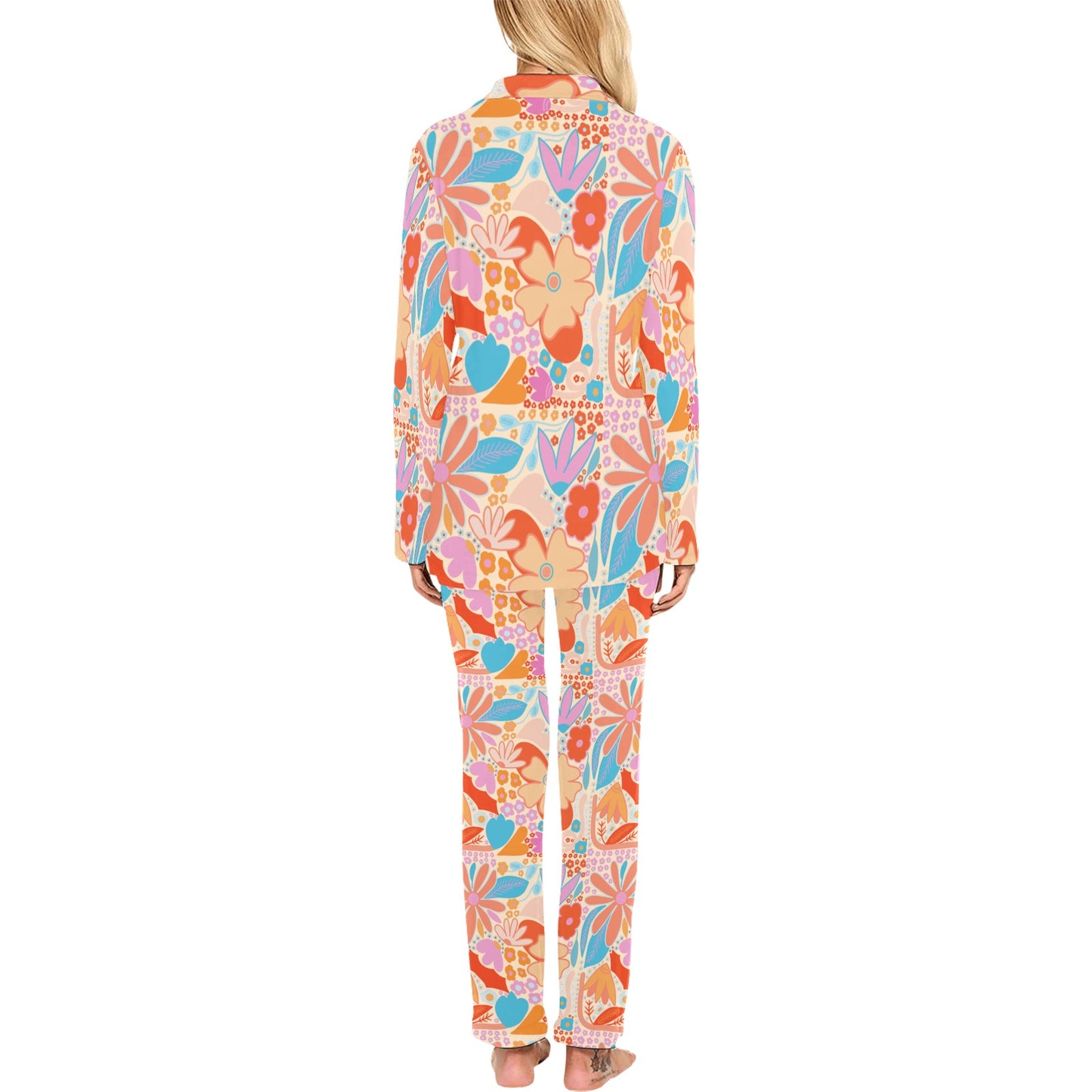 Christmas 2023 Women's Long Pajama Set