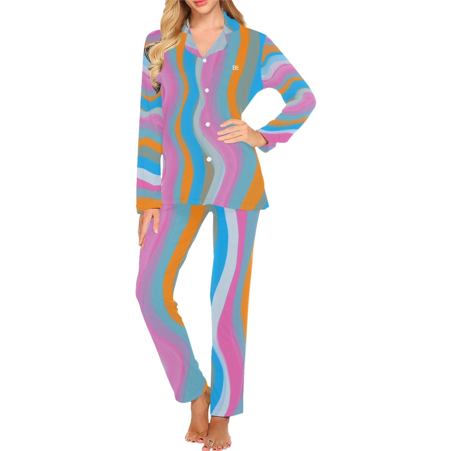 Christmas 2023 Women's Long Pajama Set