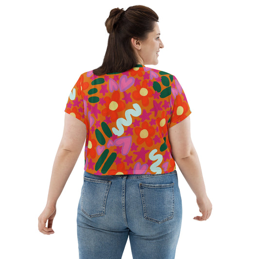 Spring 1 Crop Tee Plus