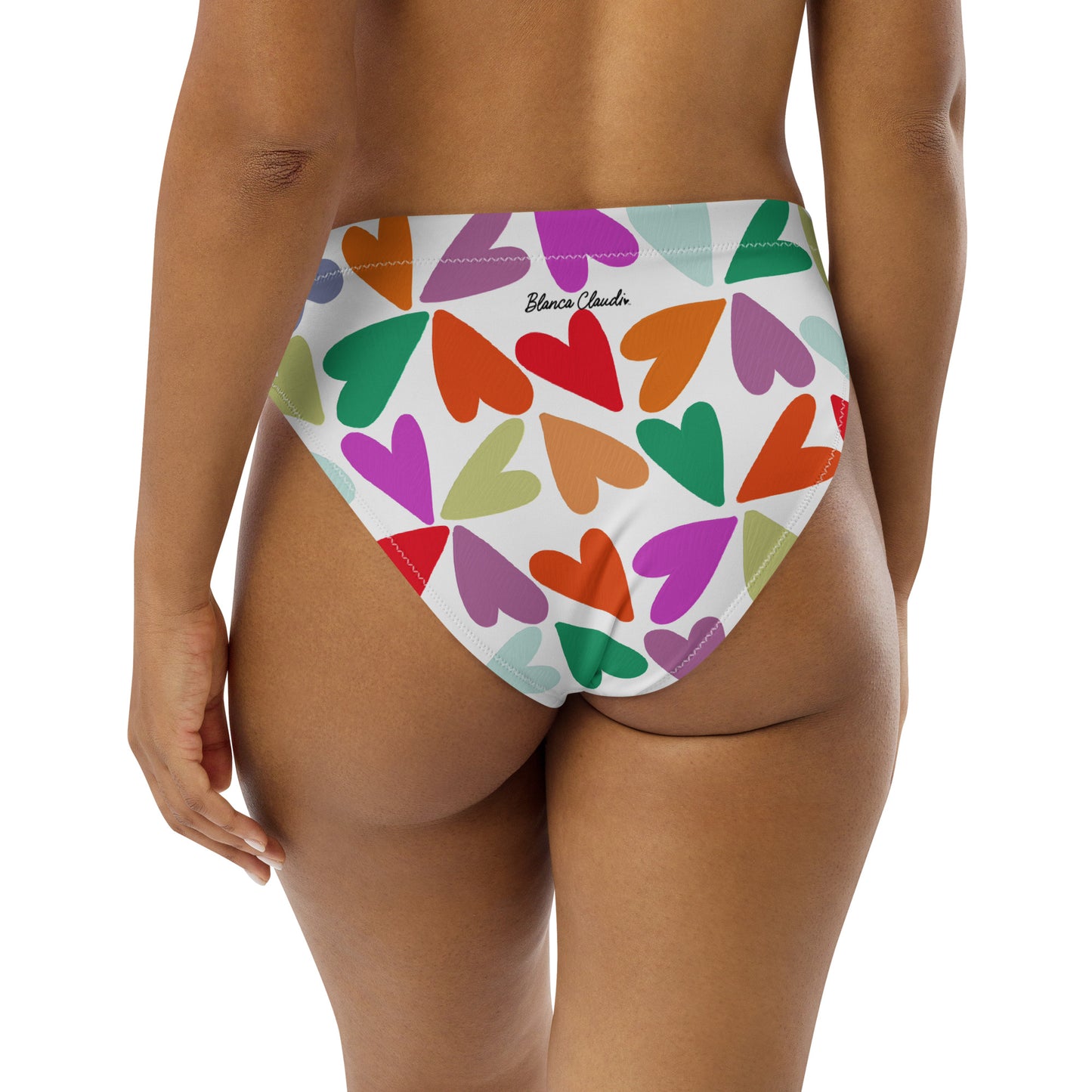 Spring 3 Recycled High-Waisted Bikini Bottom