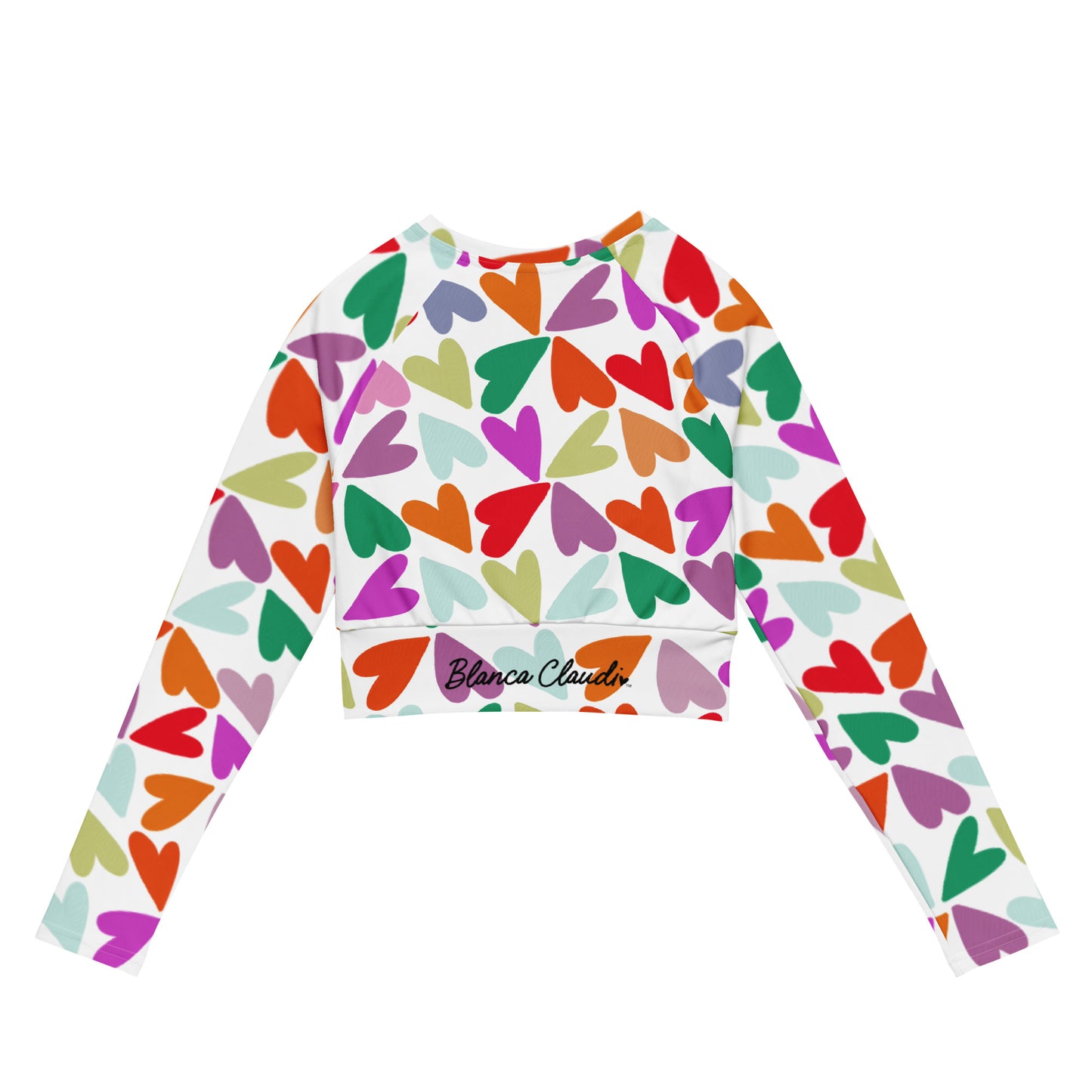 Spring 3 Recycled Swimwear/Training Long-Sleeve Crop Top Plus