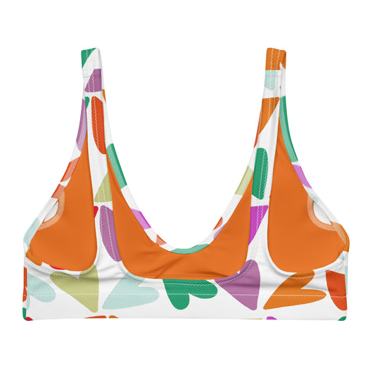 Spring 3 Recycled padded bikini top