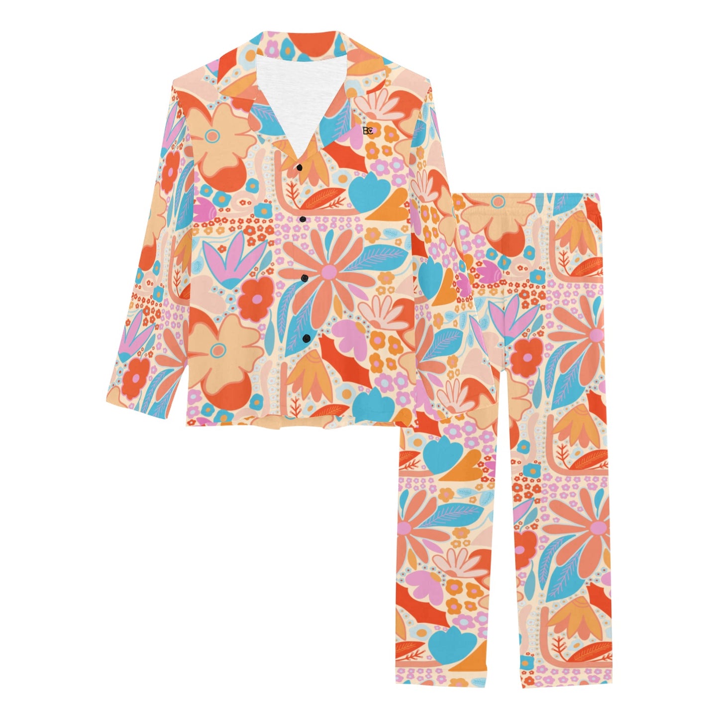 Christmas 2023 Women's Long Pajama Set