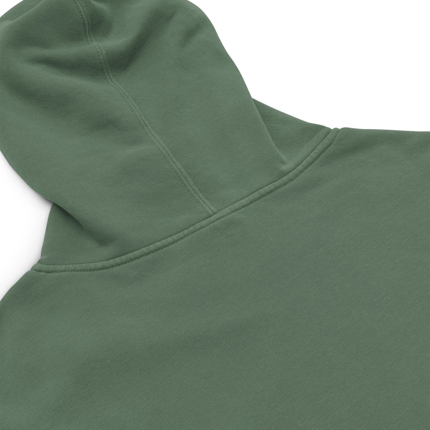 BC Green Embroidered Unisex Pigment-dyed Hoodie