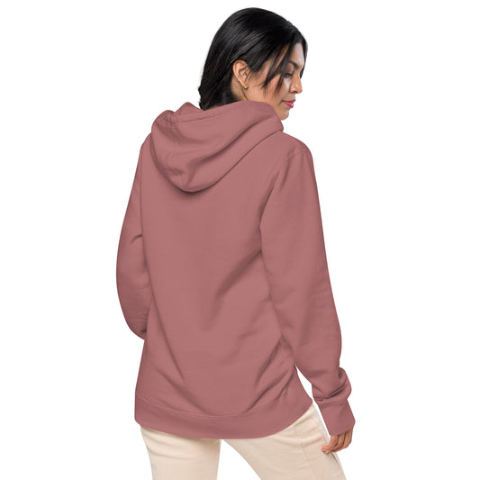 BC Light Wine Embroidered Unisex Pigment-dyed Hoodie
