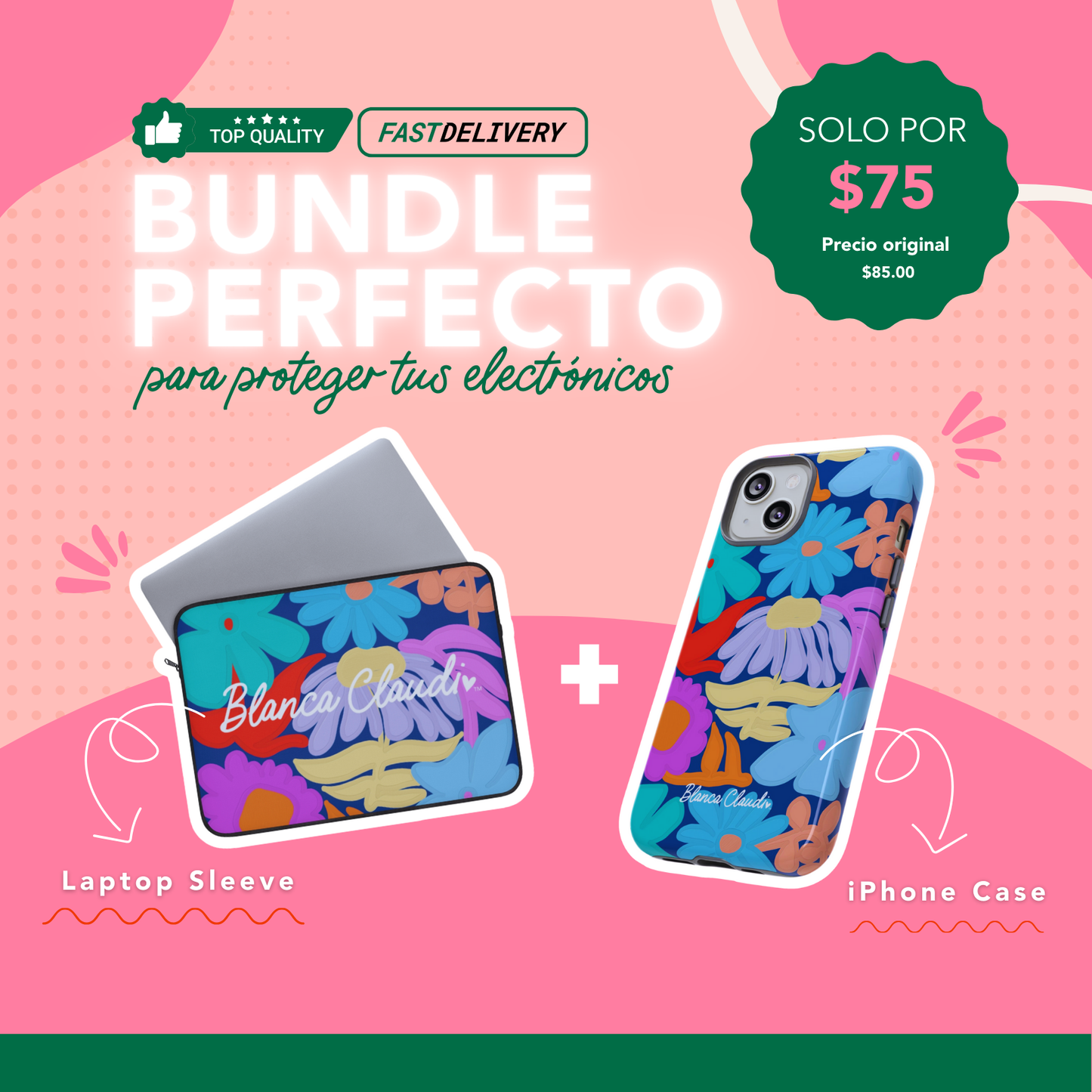 BC Set Creativo | Laptop + iPhone con estilo