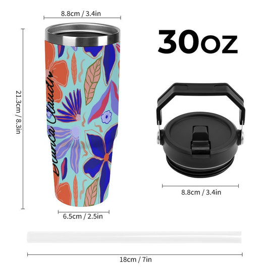 Vaso Térmico Ilustrado con Mango 30 oz