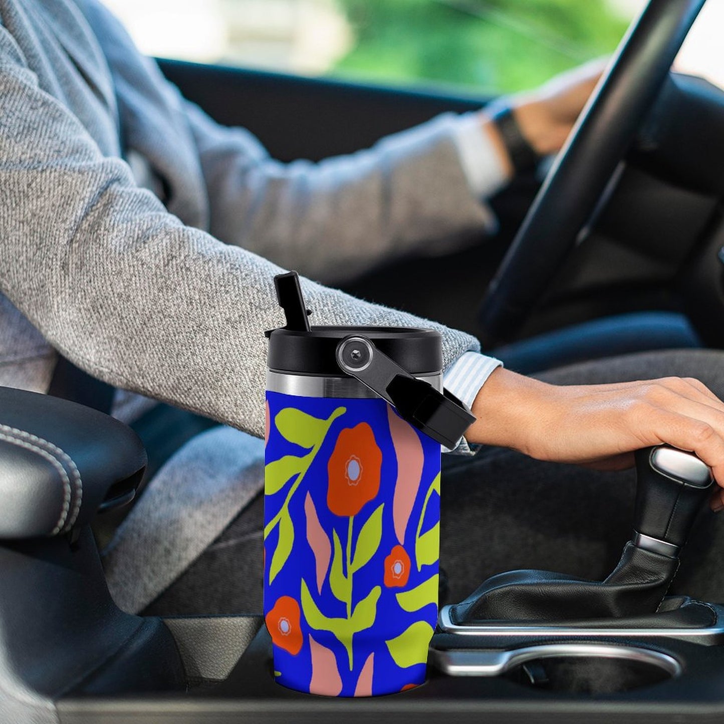 Vaso Térmico Ilustrado con Mango 30 oz