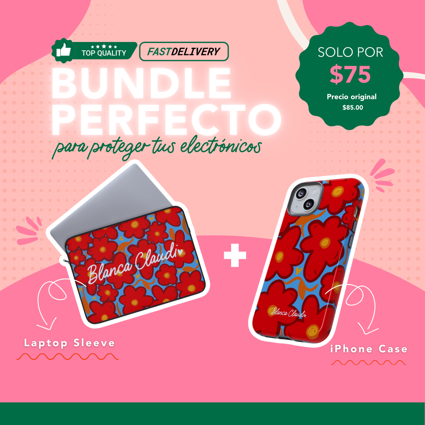 BC Set Creativo | Laptop + iPhone con estilo