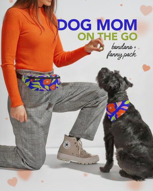 SV Bundle I Fanny Pack & Bandana: Mom + Dog = Happiness