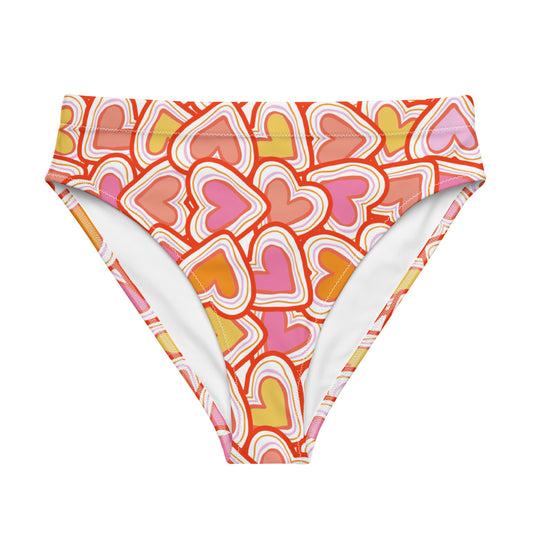 Summer 1 Recycled high-waisted bikini bottom