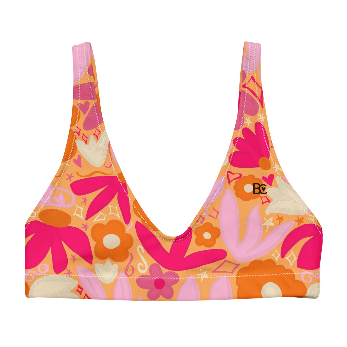 BC Recycled Padded Bikini Top/Sport Bra Top