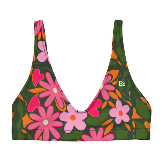 BC Recycled Padded Bikini Top/Sport Bra Top