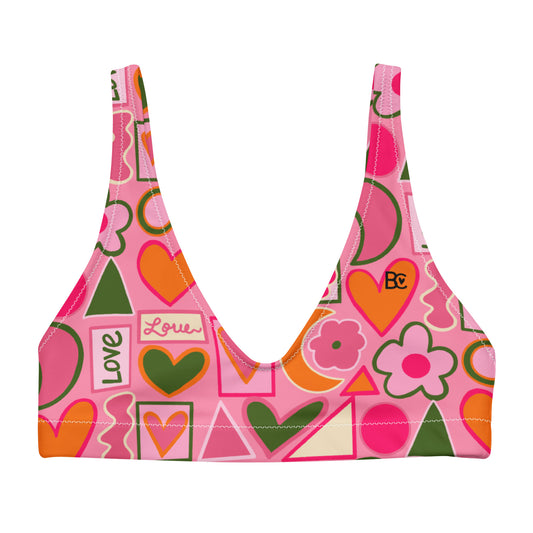 BC Recycled Padded Bikini Top/Sport Bra Top